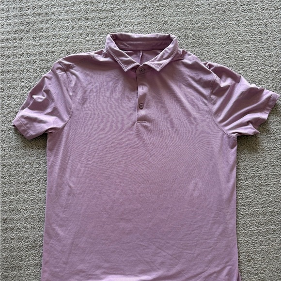 lululemon athletica mauve lavender Polo Shirt - Picture 1 of 4